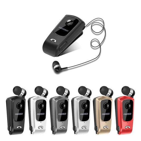 Fineblue F920 Kabelloser Kopfhörer im Lotus-Design, Bluetooth 5.0, Headset, Freisprecheinrichtung, Kragenclip, Freisprecheinrichtung, Einzelohr-Vibration