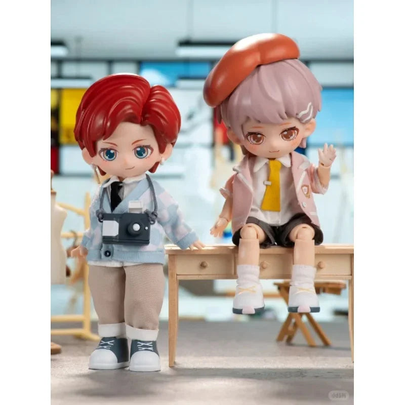 PEETSOON Male Classmate Series 1/12 Bjd Obtisu1  Cute Action Figure Toys Kawaii Anime Figures  Dolls Toy Gift