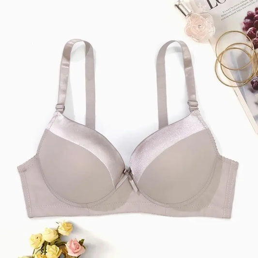 Beauwear Push Up Bra with Hand-shaped Foam Pad Solid Mold Cup Bras with wire