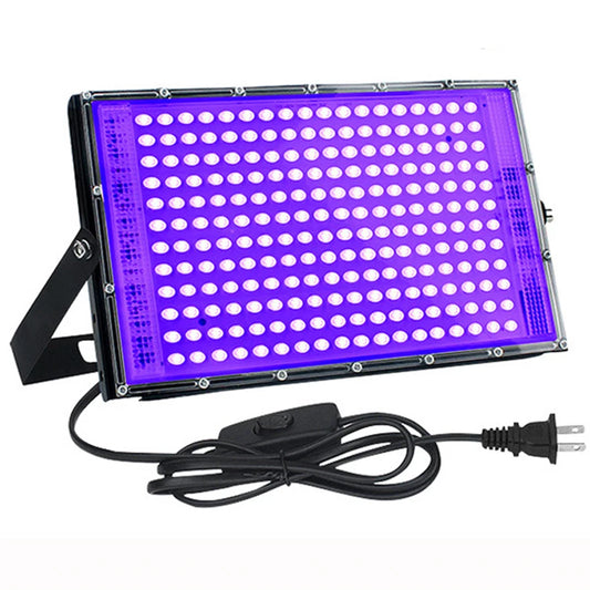 300W UV Black Light UV curing lamp 216 LED fluorescent detection lamp shadowless Resin Glue UV curing lamp 3D Printing