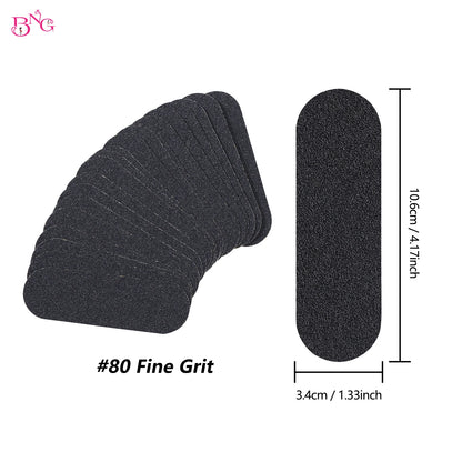 1/200pcs Grit #80 #180 10.5*3.5cm Sanding Cloth Replacement Refill Remove Foot File Beauty Care Pedicure Feet Care Pad Easy Heel