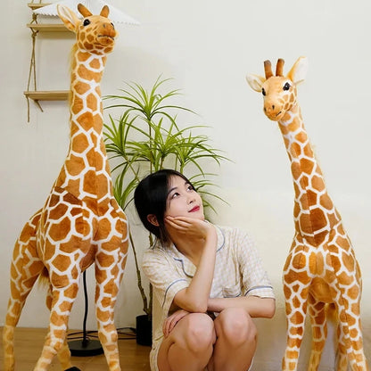 40cm  Simulation Giraffe Doll Real Life Giraffe Plush Toys Cute Stuffed Animal Dolls Birthday Gift Kids Toy Bedroom Madagascar