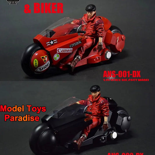 ACE TOYZ ANS-001 Männlicher Soldat im Maßstab 1/15 Akira Future Motorrad-Kampffahrzeugfahrer Modellzubehör Passend für Actionfigur