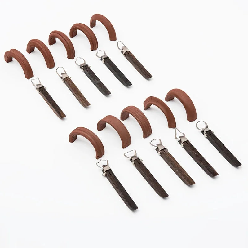 Ceramic Tool Tea Water Cup Utensil Handle Molding Scraper Pottery Trimming Knife Engraving Texture Sculpture Craft Supplie Tools