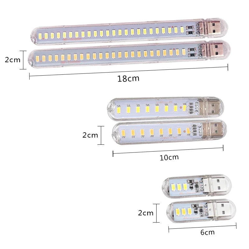 Mini Portable LED USB Light with Touch Sensor Switch 3 8 24 LED Book Reading Night Desk Lamp for PC Laptop Power Bank Lighting