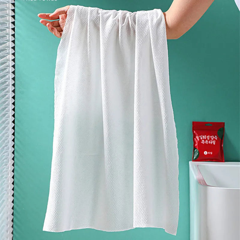 70x140cm Disposable Bath Towel Oversized thickened Compressed Towel Beauty Hotel Disposable Bath Towel Portable Travel Towel