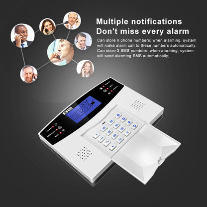 IOS Android APP Wireless Wired Home Security Tuya WIFI GSM Alarm System Intercom Remote Control Autodial Siren Sensor Kit