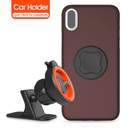 Car Holder Phone No Magnetic Mount Dashboard Mobile Phone Holder For Car Washable Strong Grip Iphone Cars Holder