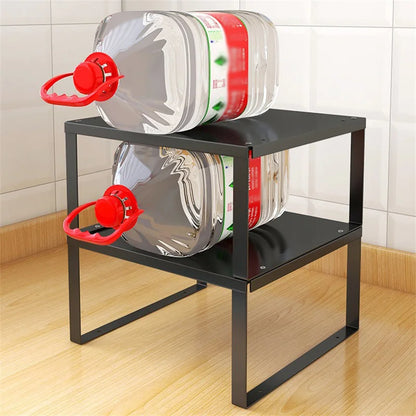 Kitchen Shelf Multifunctional Cabinet Layered Dish Seasoning Bottle Finishing Storage Rack Kitchen Utensils Dishes pot Organizer