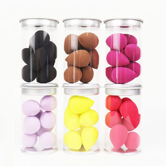 8Pcs Makeup Sponge Set Face Beauty Cosmetic Powder Puff for Foundation Cream Concealer Make Up Blender Tool with Storage Box