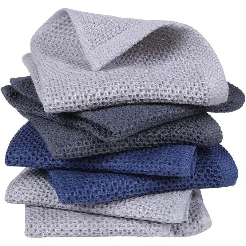 5pieces/lot Handkerchief Towels High Quality Cotton Small Towel Solid Color Soft Thick 34*34cm for Adults Kids Hand Towels